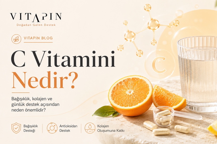 C Vitamini Nedir? Bağışıklık ve Kolajen İçin Neden Önemlidir?