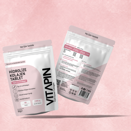 Vitapin Hidrolize Kolajen Tablet – 60 Tablet