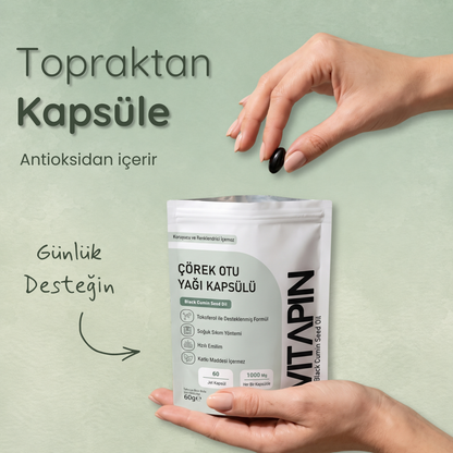 Vitapin Çörek Otu Yağı Jel Kapsül – 60 Jel Kapsül