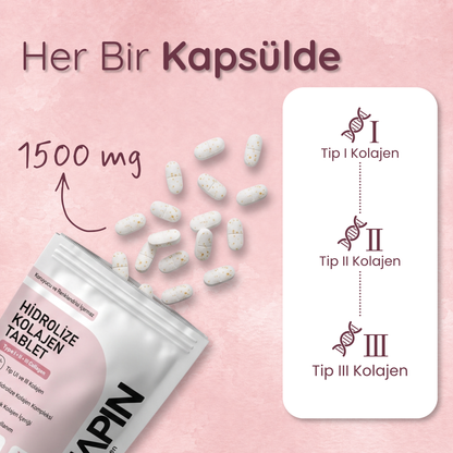 Vitapin Hidrolize Kolajen Tablet – 60 Tablet