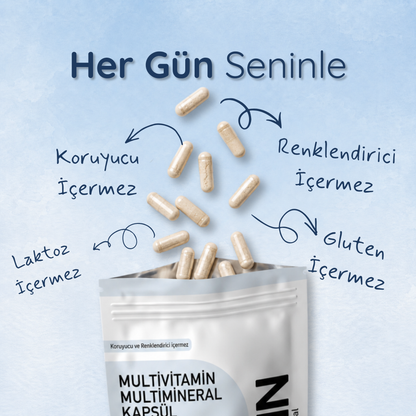 Vitapin Multivitamin Multimineral Kapsül – 60 Kapsül