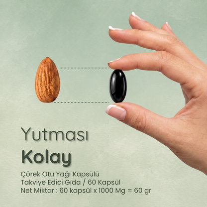 Vitapin Çörek Otu Yağı Jel Kapsül – 60 Jel Kapsül